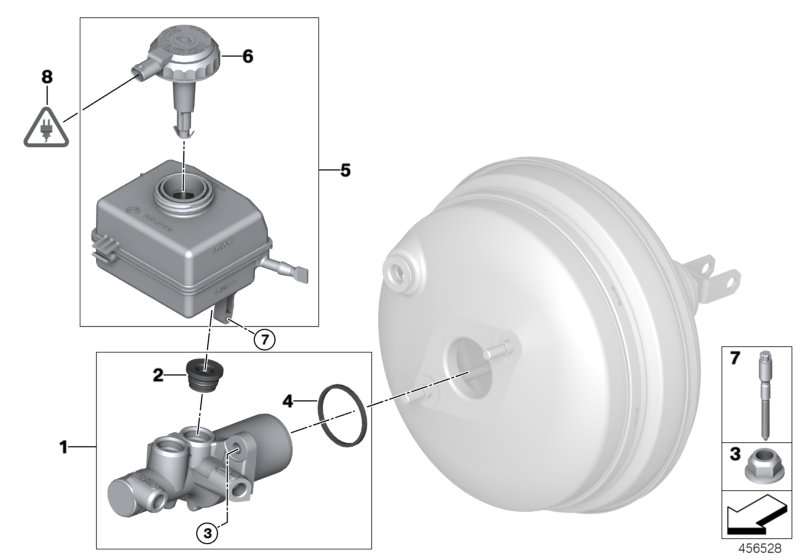 BMW 34 31 1 163 464 - Пробка, бачок тормозной жидкости parts5.com