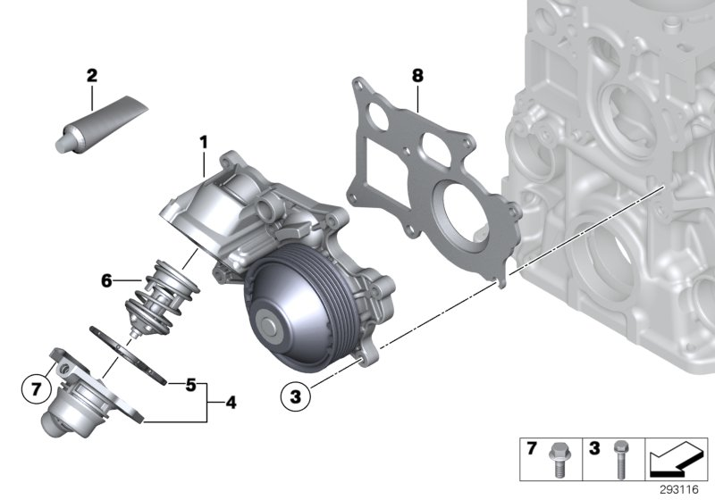 BMW 11 51 8 512 234 - Термостат, охлаждающая жидкость parts5.com