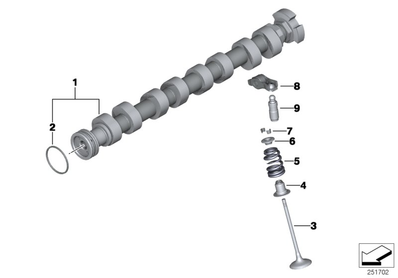 Mini 11347585901 - Впускной клапан parts5.com