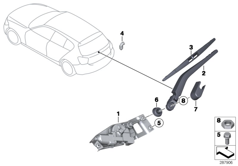 BMW 61 61 7 241 986 - Щетка стеклоочистителя parts5.com