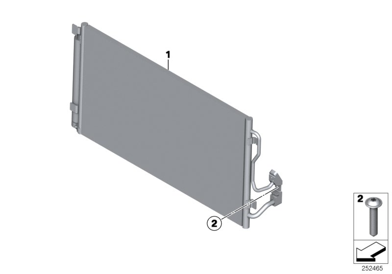 Alpina 64509288940 - Конденсатор кондиционера parts5.com