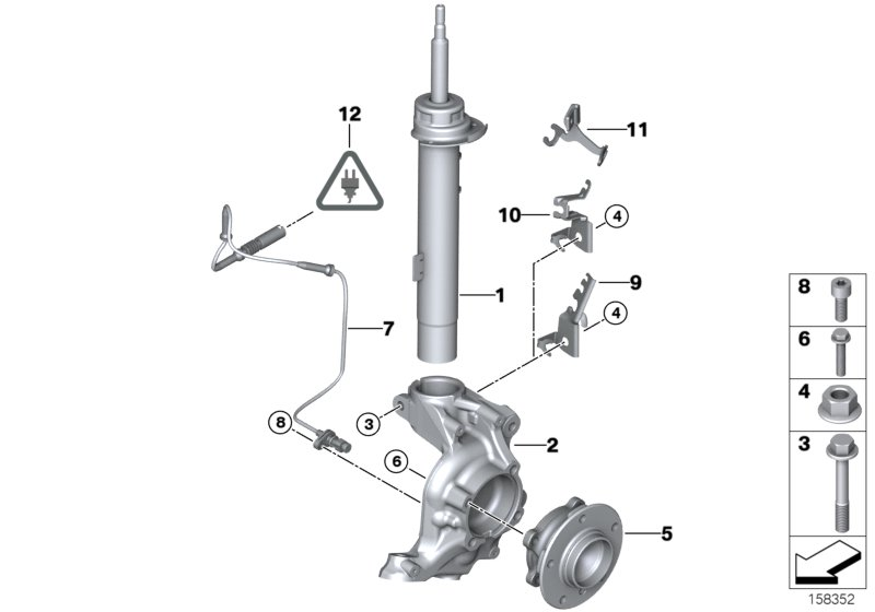 BMW (BRILLIANCE) 31 31 6 786 005 - Амортизатор parts5.com