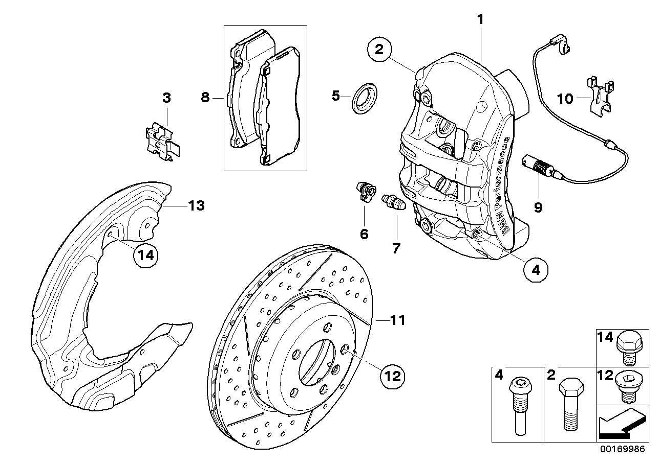 BMW 34116786392 - Тормозной диск parts5.com