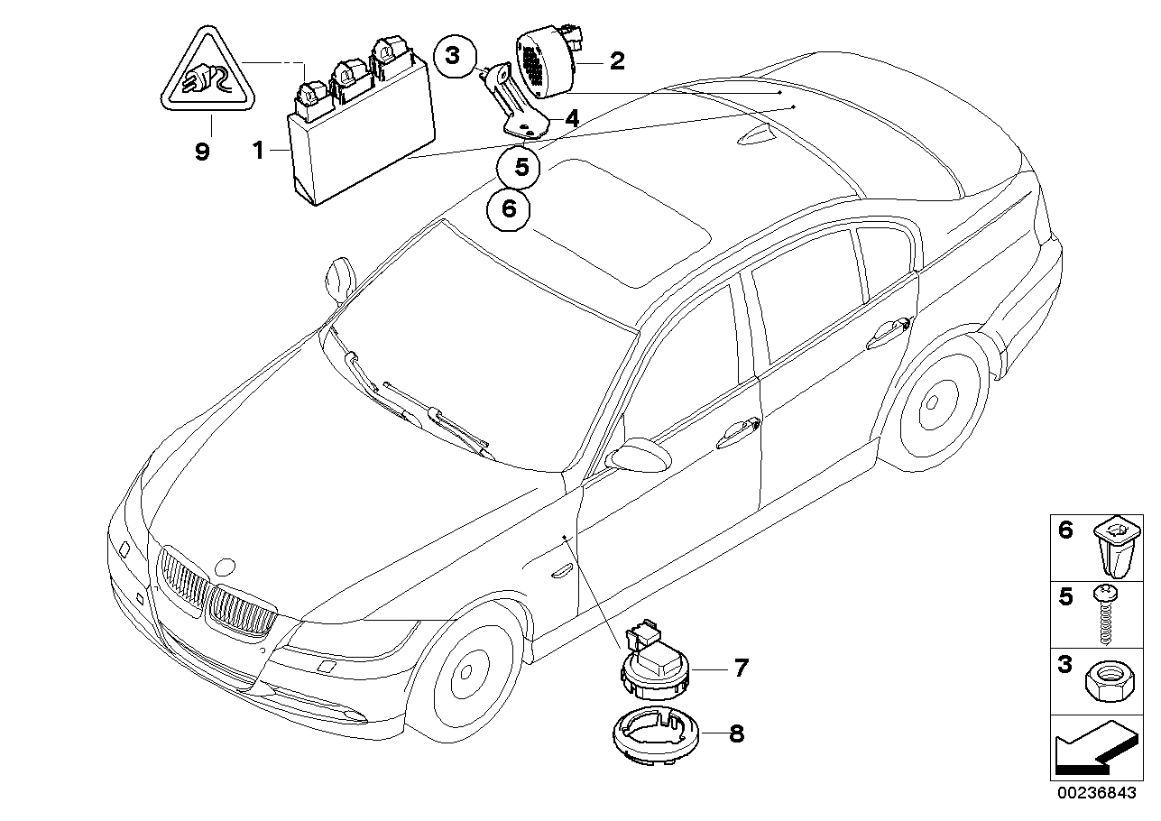 BMW 66 20 9 252 638 - Блок управления, система помощи при парковке parts5.com