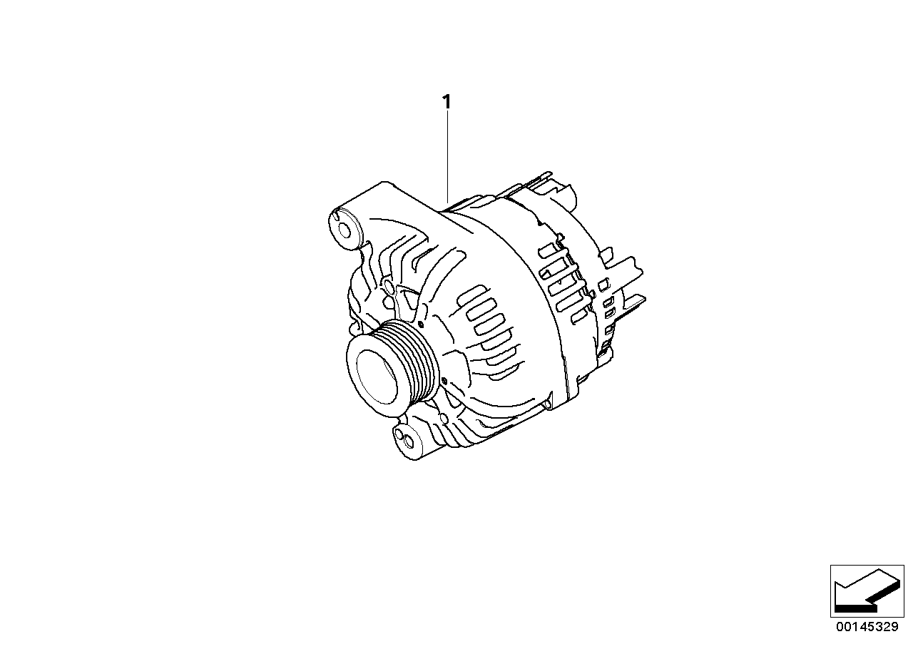 BMW 12 31 7 797 661 - Генератор parts5.com