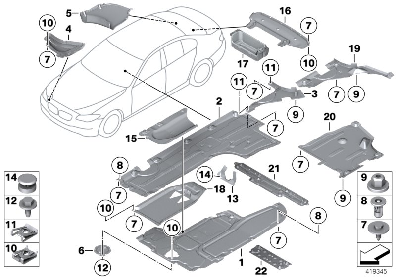 BMW 51 75 7 186 517 - Обшивка, колесная ниша parts5.com