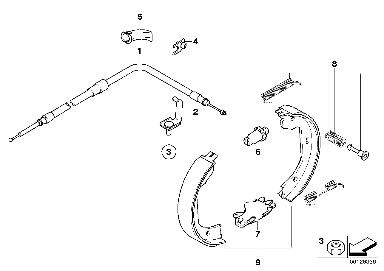 BMW 34410417558 - Комплектующие, стояночная тормозная система parts5.com