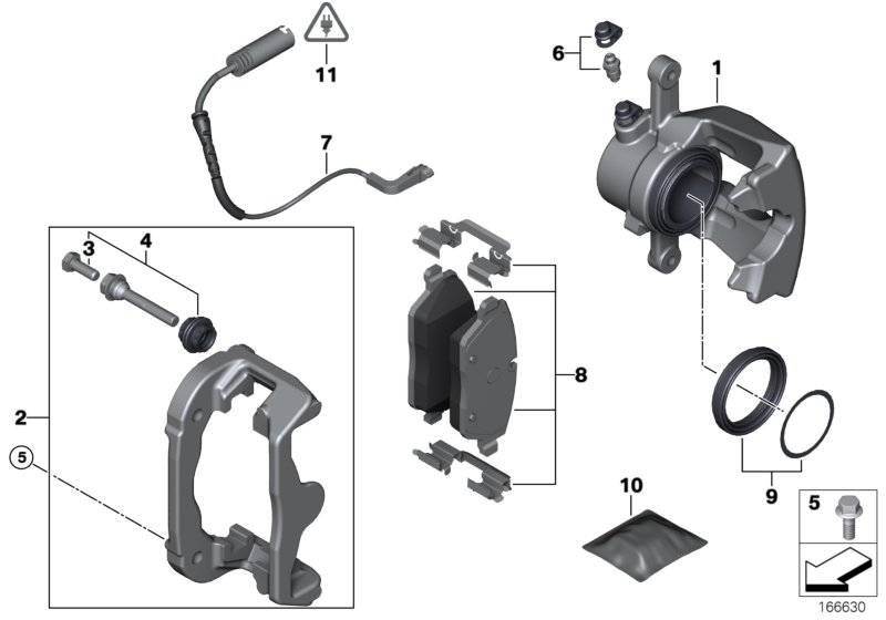 BMW 34216776379 - Комплект направляющей гильзы parts5.com