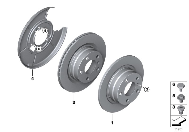 BMW 34216864903 - Тормозной диск parts5.com