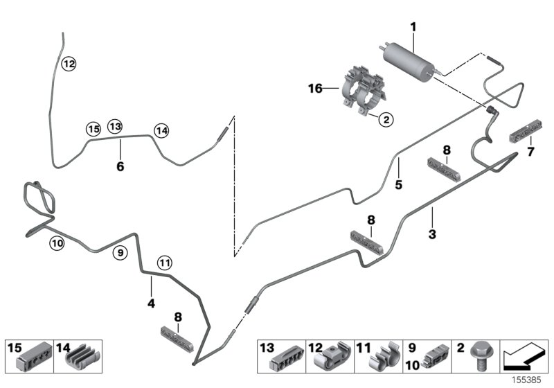 BMW 16 12 6 754 016 - Топливный фильтр parts5.com