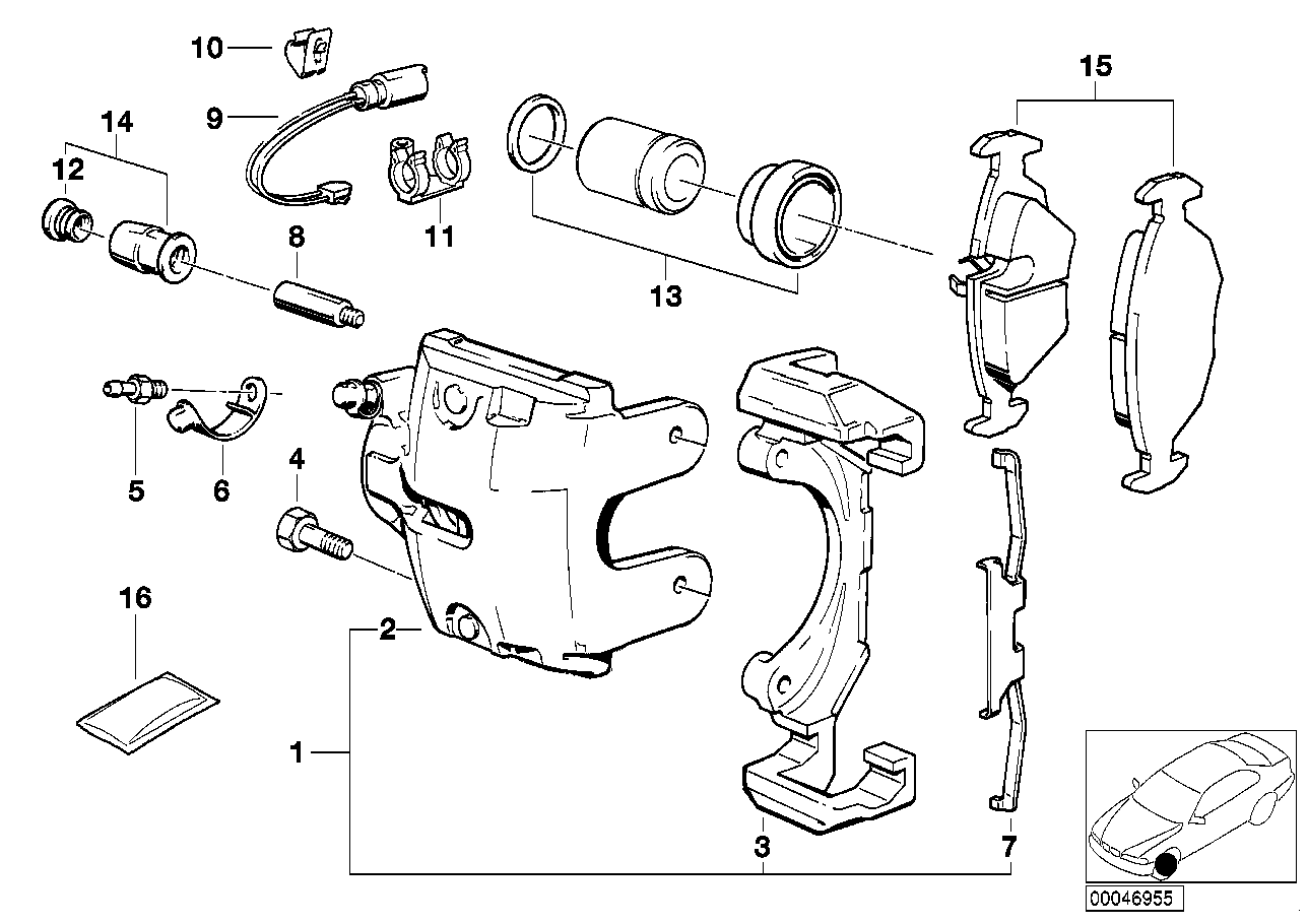 BMW 34 35 1 179 820 - Сигнализатор, износ тормозных колодок parts5.com