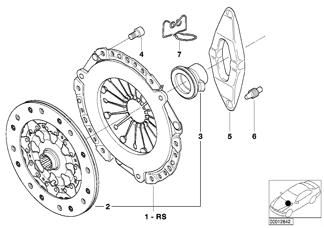 BMW 21 21 7 523 618 - Комплект сцепления parts5.com