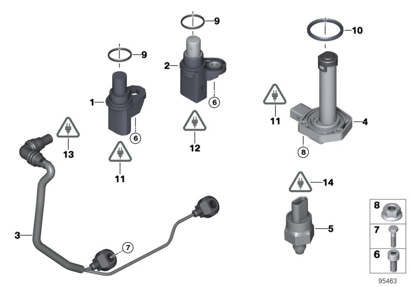 Mini 12 61 1 730 160 - Датчик, давление масла parts5.com