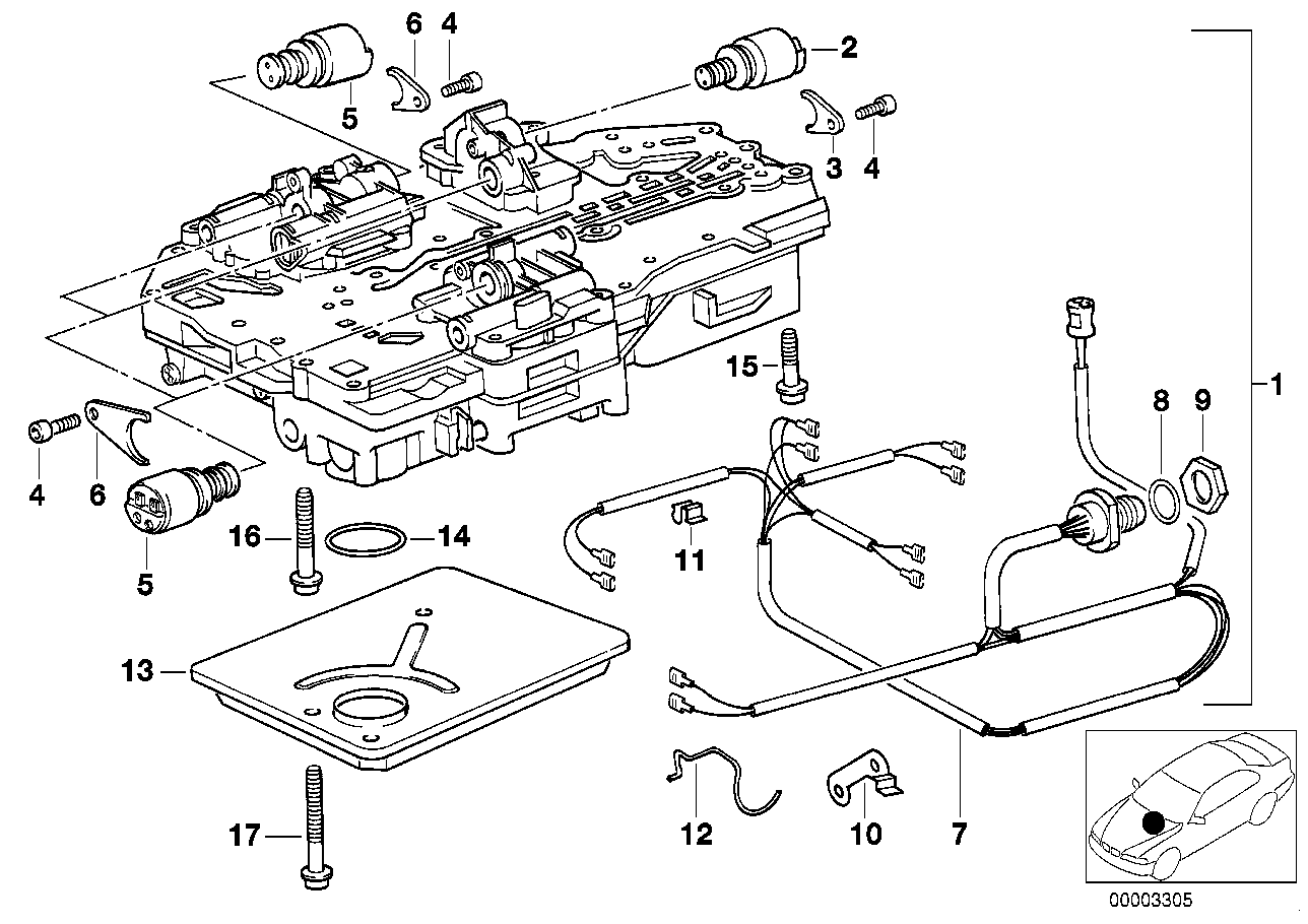 BMW 24 31 1 218 570 - Уплотнительное кольцо, гидравлический фильтр parts5.com