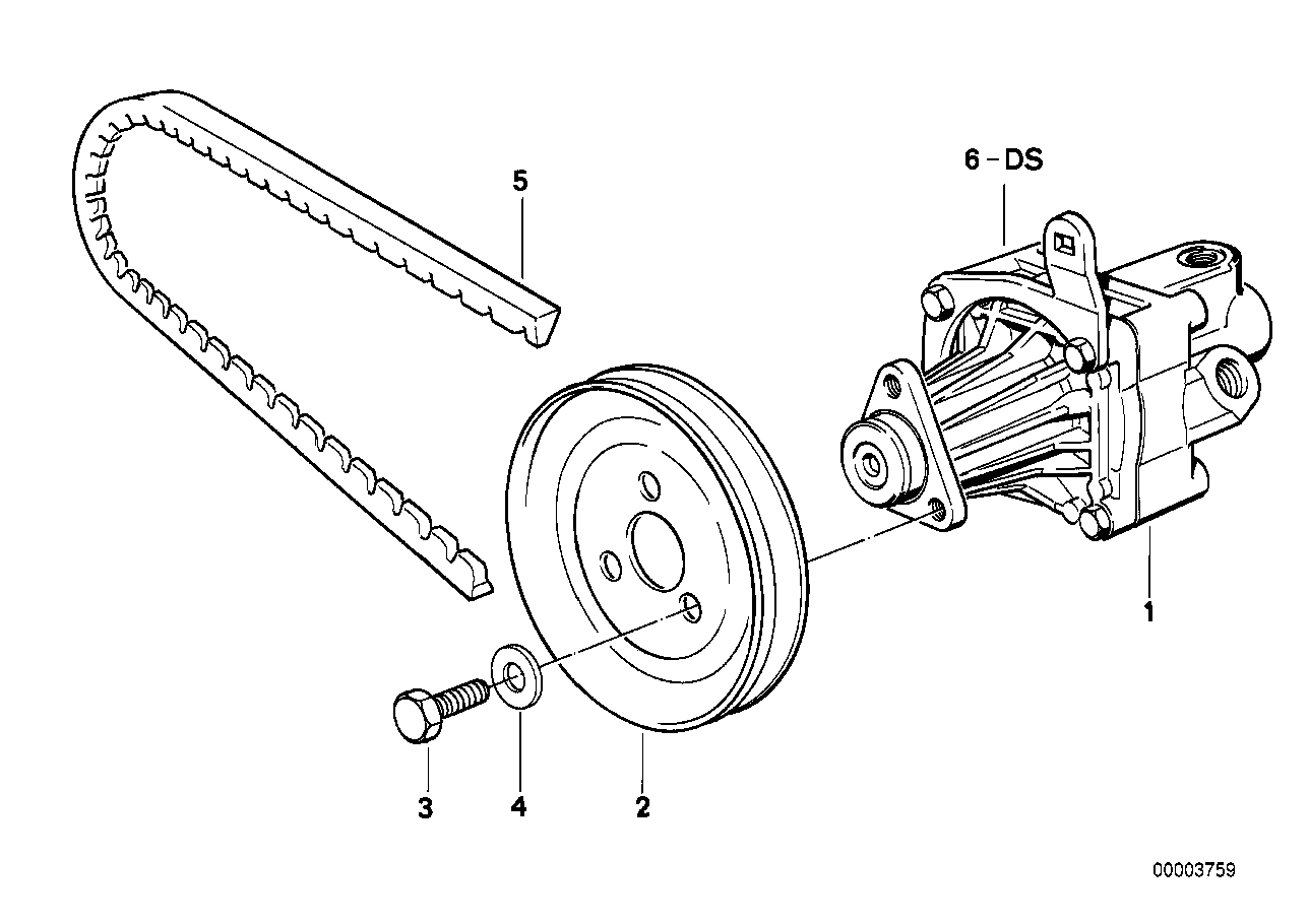 BMW 32 42 1 717 011 - V-Belt parts5.com