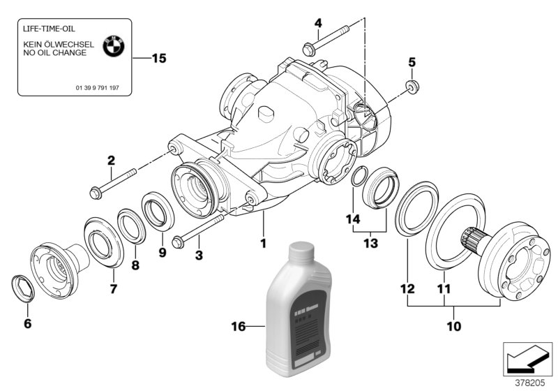 BMW 83 22 2 365 987 - Масло ступенчатой коробки передач parts5.com