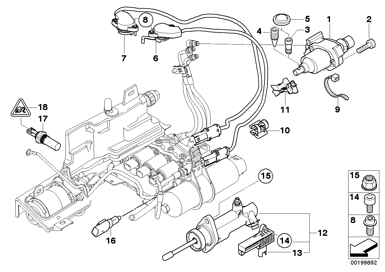 BMW 23017507013 - Датчик частоты вращения, ступенчатая коробка передач parts5.com