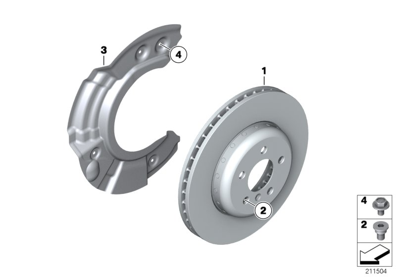 BMW 34 11 6 775 265 - Отражатель, защита, тормозной диск parts5.com