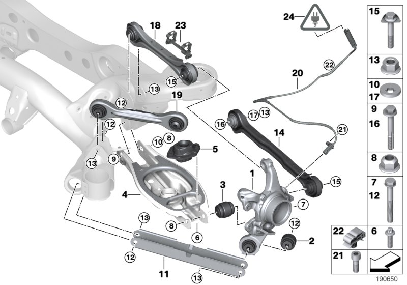 BMW 34 52 6 764 859 - Датчик ABS, частота вращения колеса parts5.com