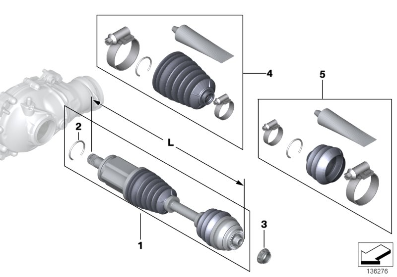 BMW 31607558949 - Приводной вал parts5.com