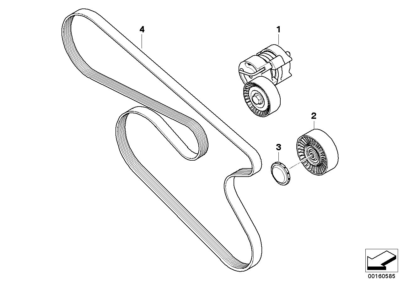 Mini 11287631812 - Поликлиновой ремень parts5.com