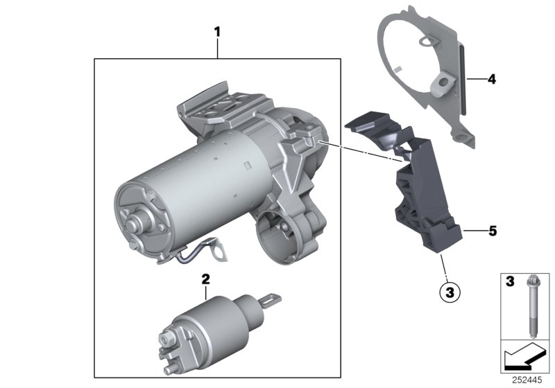 BMW 12 41 8 581 098 - Стартер parts5.com