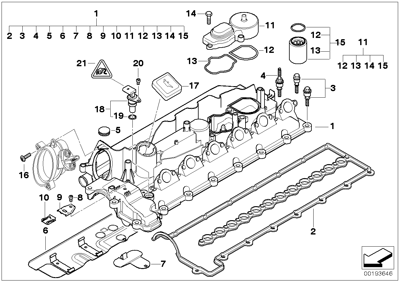 Land Rover 11127793163 - Breather parts5.com