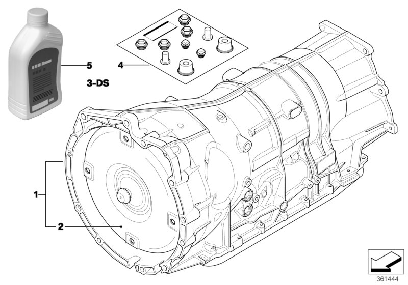 BMW 24 00 7 572 495 - Автоматическая коробка передач parts5.com