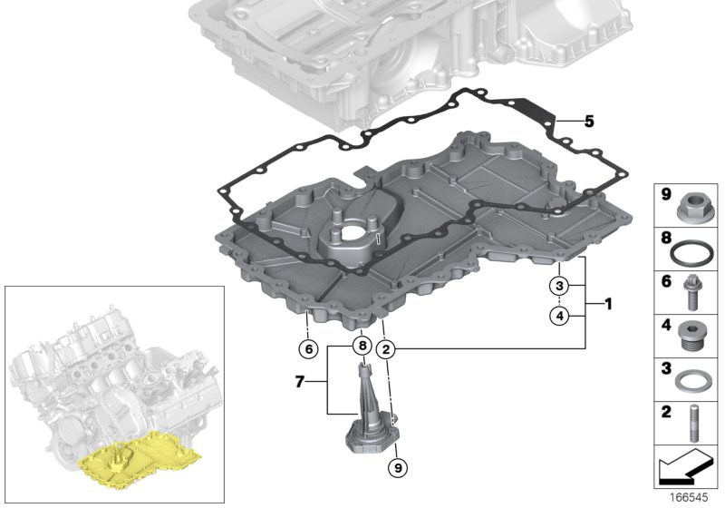 BMW 11 13 7 566 803 - Гидрофильтр, автоматическая коробка передач parts5.com