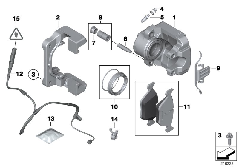 BMW 34356792568 - Сигнализатор, износ тормозных колодок parts5.com