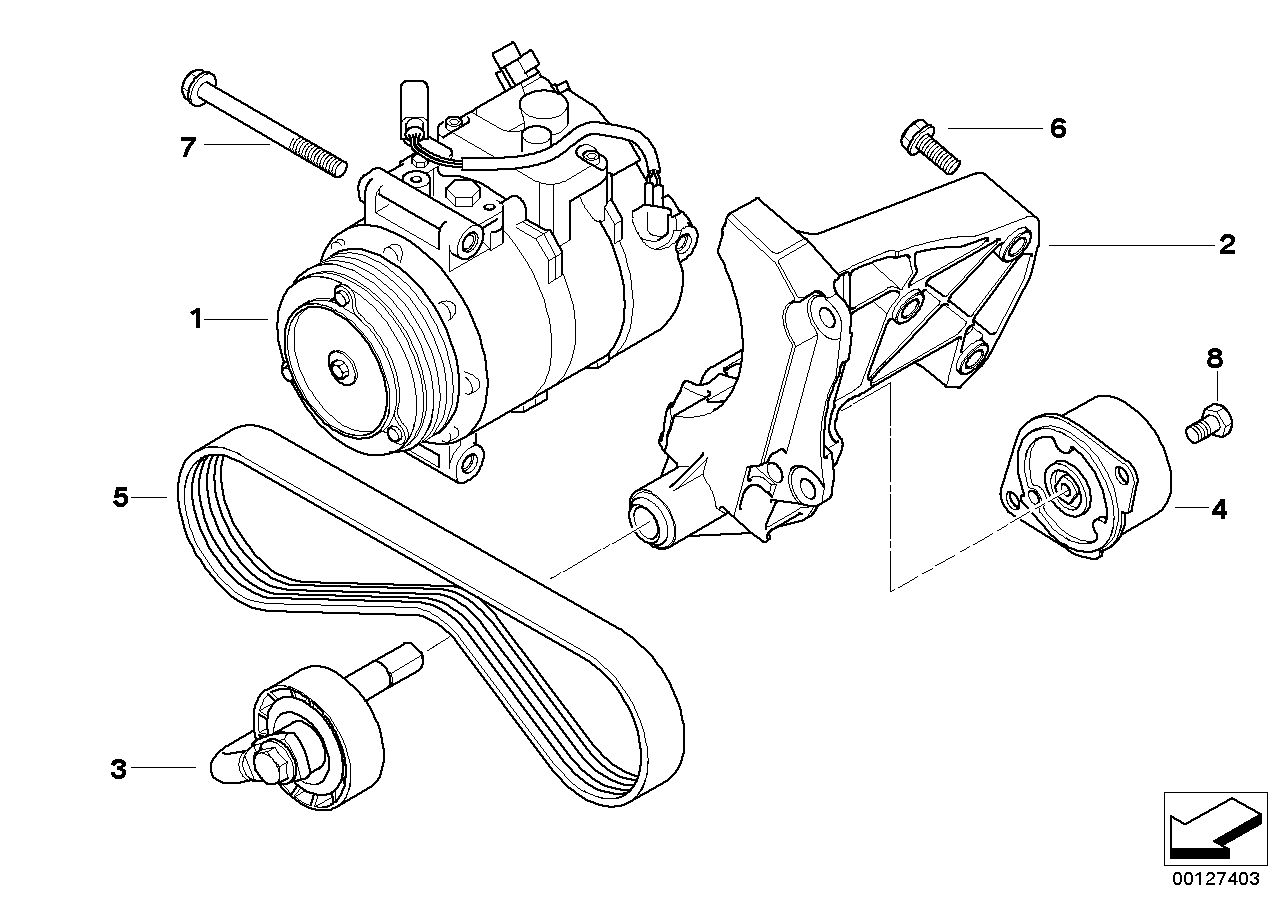 BMW (BRILLIANCE) 64 52 6 917 859 - Компрессор кондиционера parts5.com