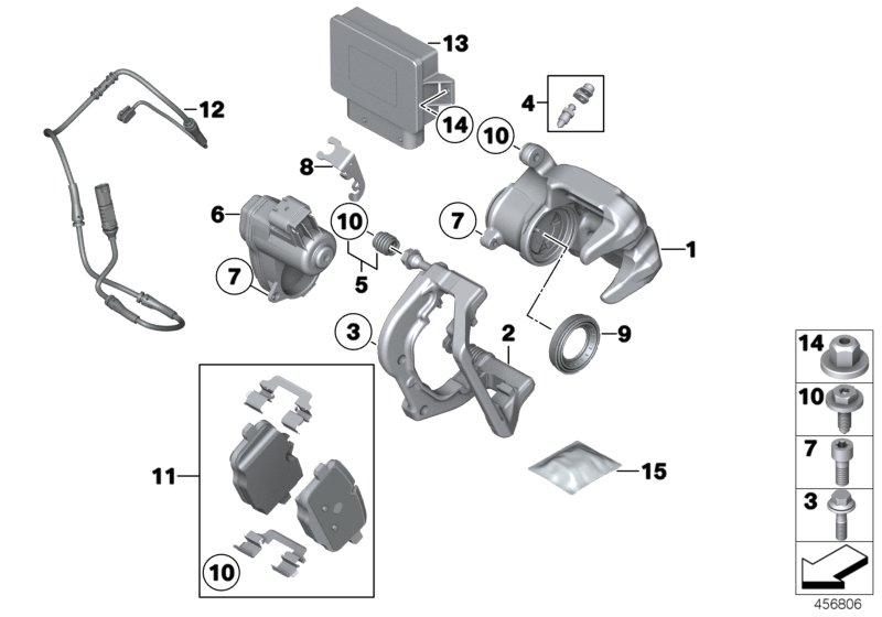 BMW 34216793047 - Тормозной суппорт parts5.com