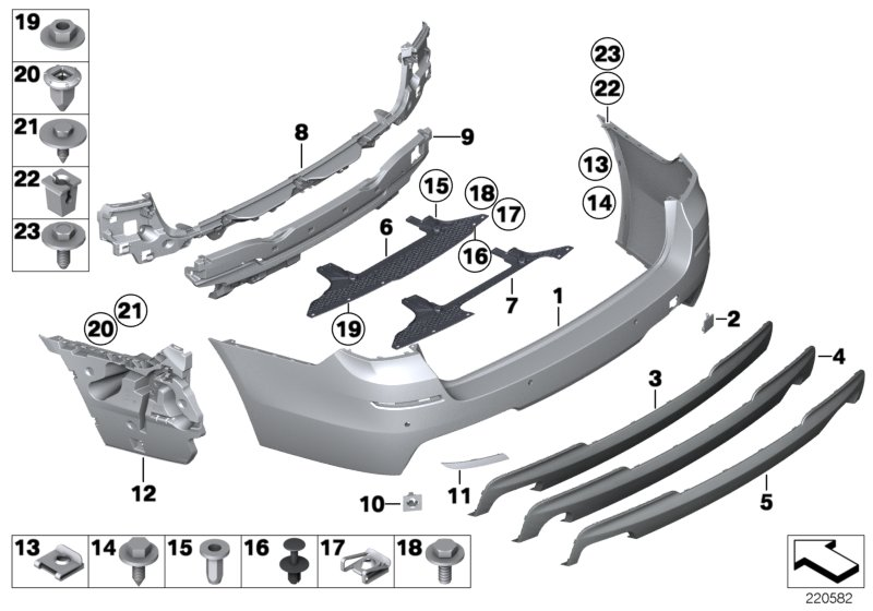 BMW 51128049280 - Буфер, бампер parts5.com