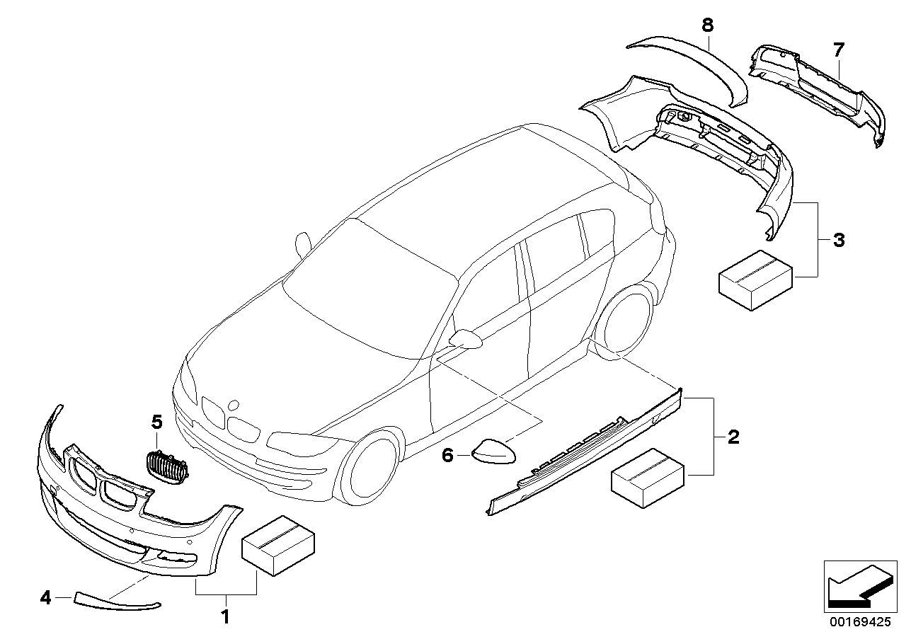 BMW 51710441920 - Решетка радиатора parts5.com