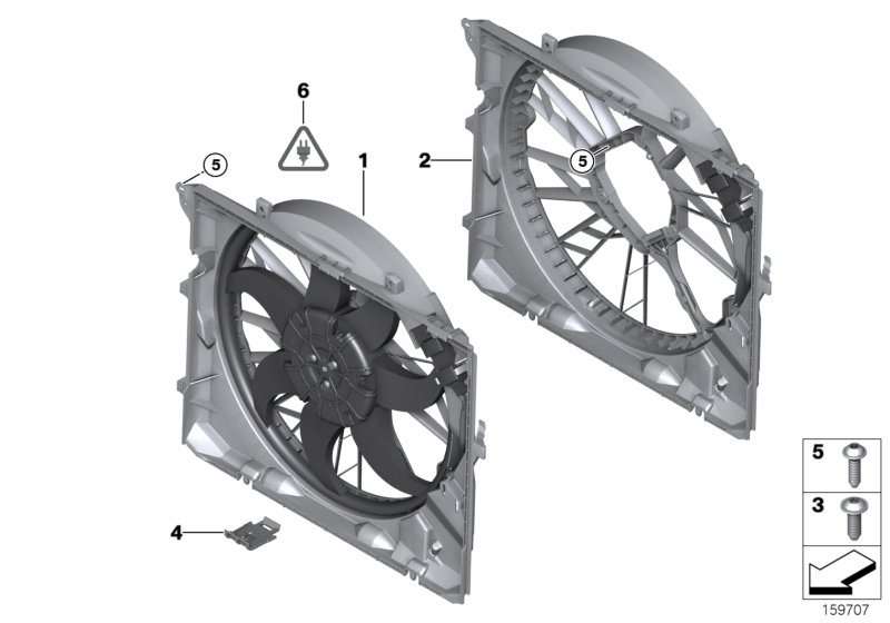 BMW 17427563259 - Вентилятор, охлаждение двигателя parts5.com