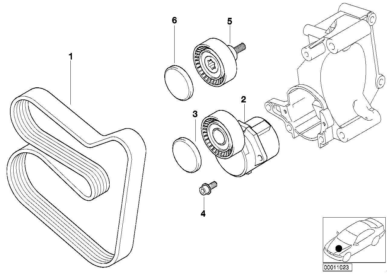 VAG 11281437369 - Поликлиновой ремень parts5.com