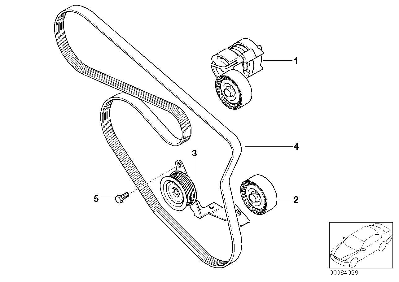 BMW 11 28 1 440 378 - Направляющий ролик, поликлиновый ремень parts5.com