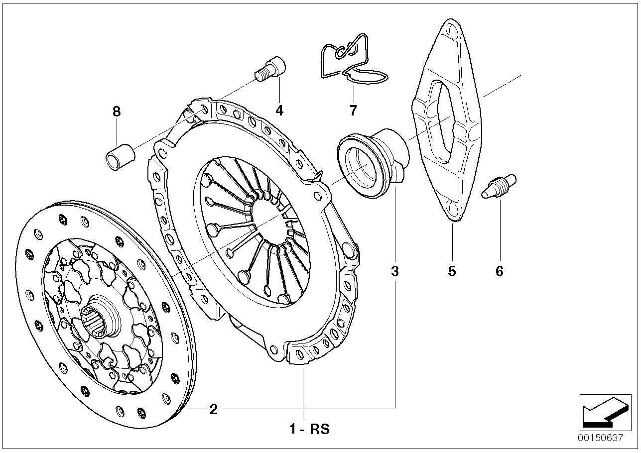 BMW 21511223328 - Главный цилиндр, система сцепления parts5.com