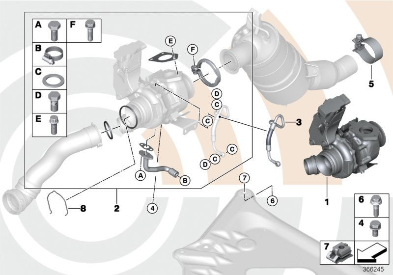 BMW 11657810190* - Турбина, компрессор parts5.com