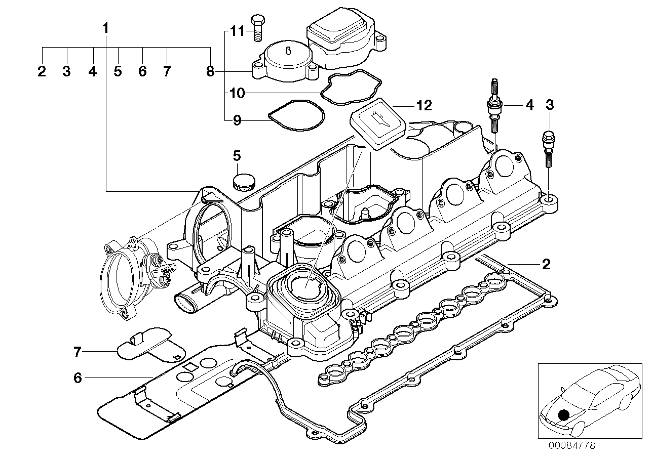 Vauxhall 11127793166 - Profile-gasket parts5.com