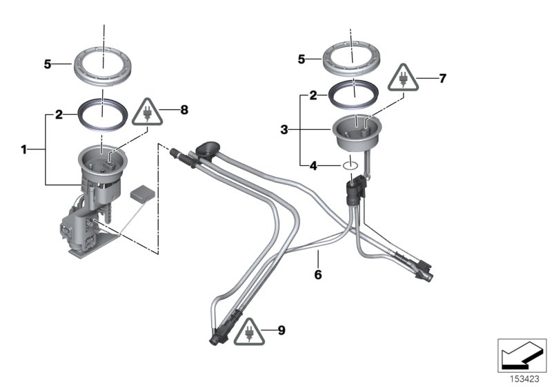 BMW 16116763817 - Топливный насос parts5.com