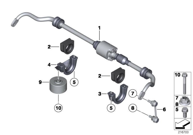 Rolls-Royce 37 10 6 775 189 - Тяга / стойка, стабилизатор parts5.com