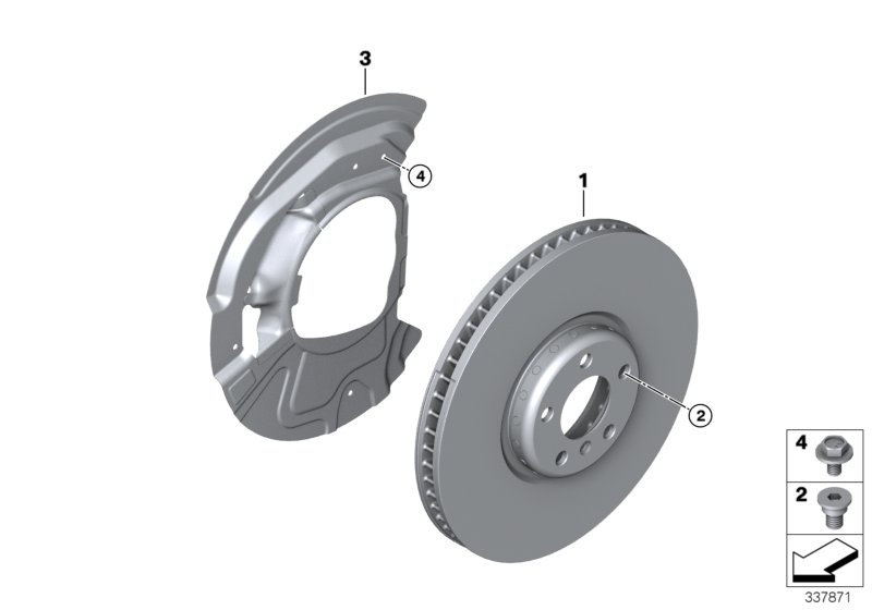 BMW 34116886478 - Тормозной диск parts5.com