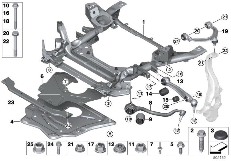 BMW 31 12 6 863 169 - Рычаг подвески колеса parts5.com