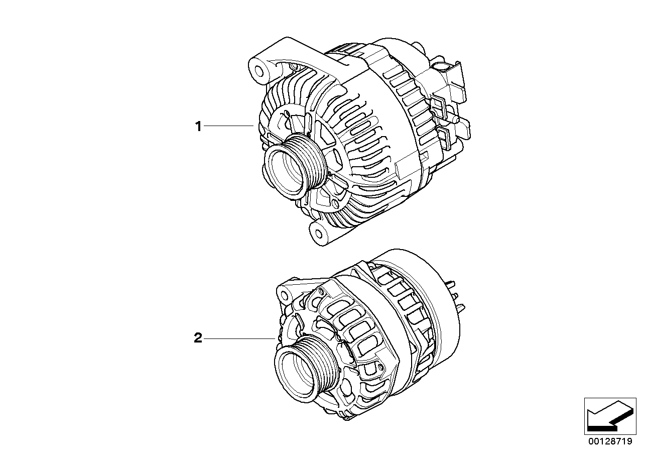 BMW 12 31 7 542 934 - Генератор parts5.com