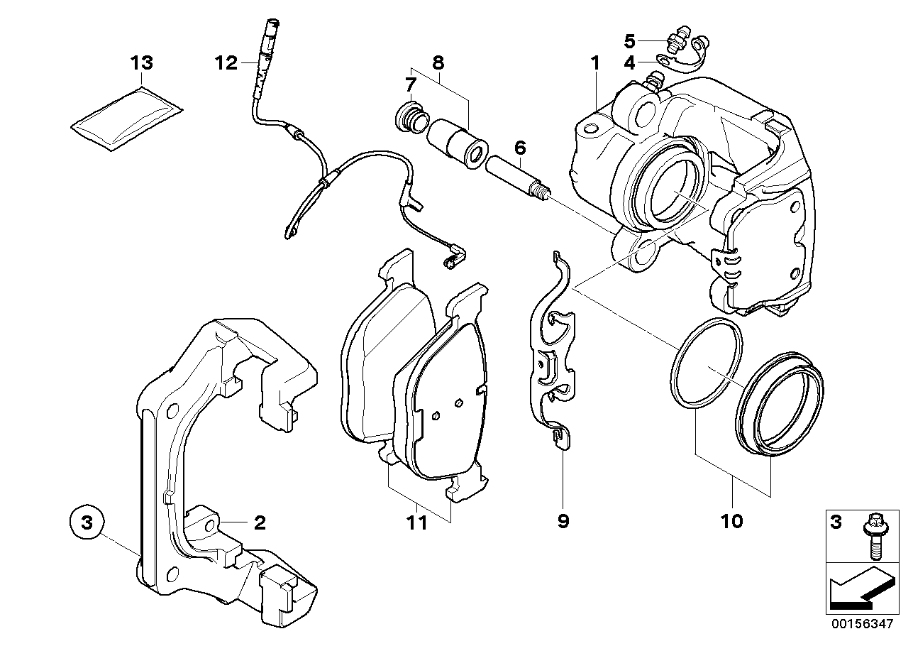 BMW 34 11 6 776 785 - Тормозной суппорт parts5.com