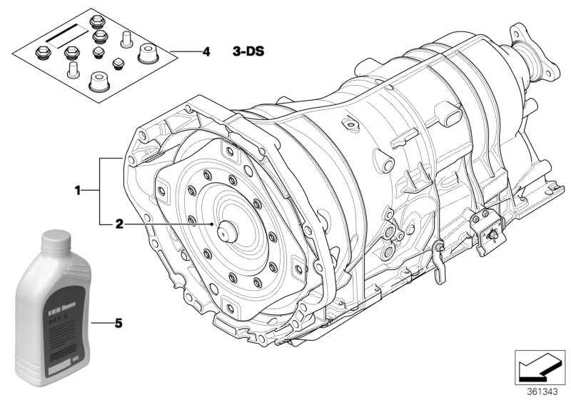 BMW 24 00 7 592 403 - Автоматическая коробка передач parts5.com