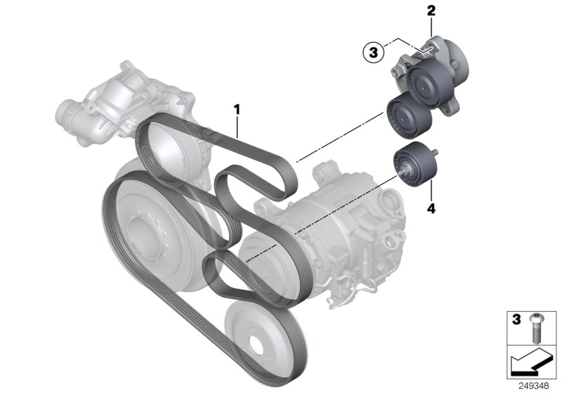 BMW 11 28 8 507 588 - Поликлиновой ремень parts5.com