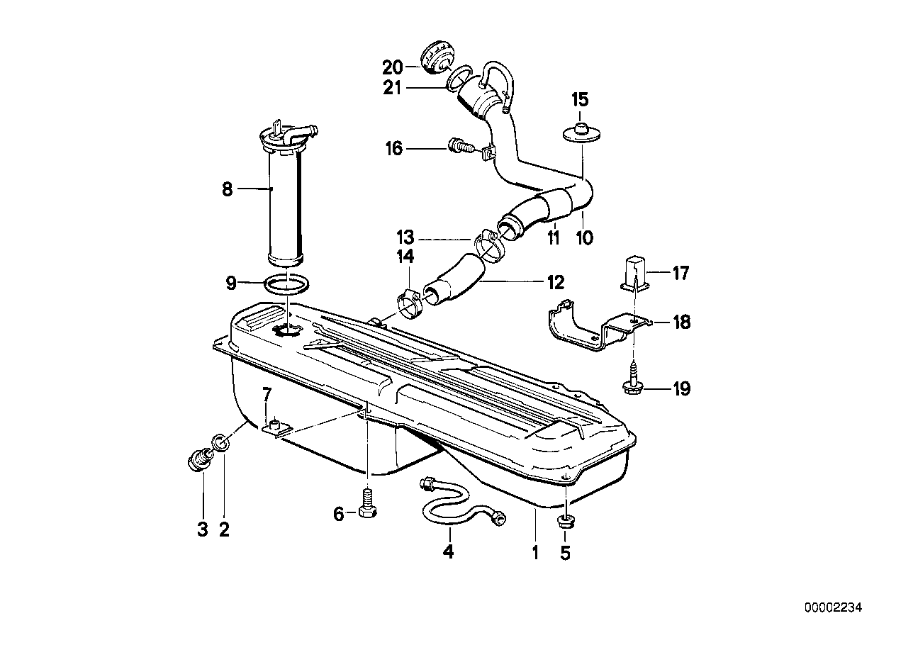 BMW 16111177983 - Топливный бак parts5.com