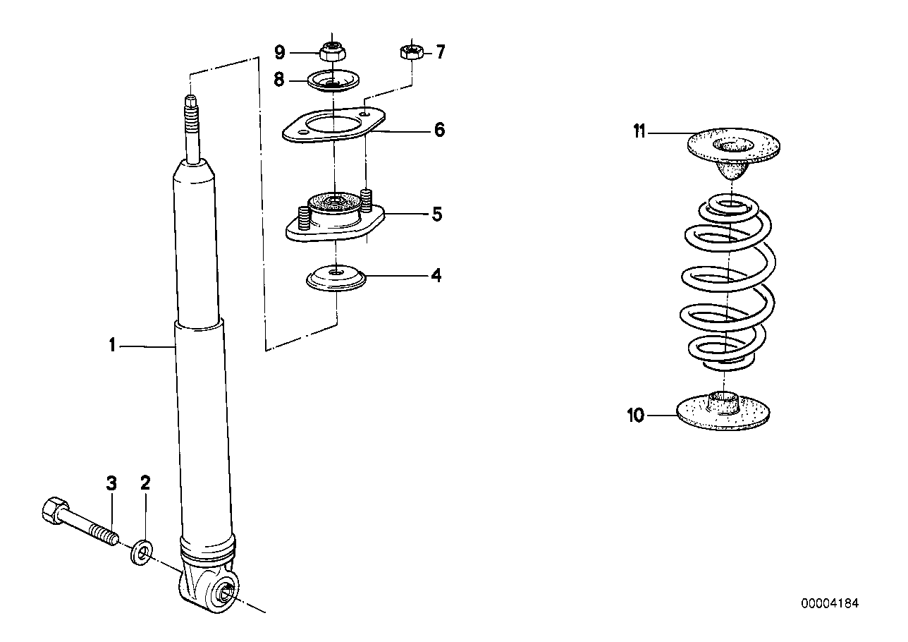 BMW 37 12 1 133 412 - Опора стойки амортизатора, подушка parts5.com